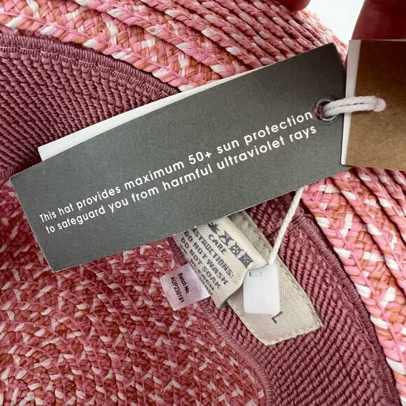 Kooringal Wide Brim Sierra Hat in Blush Pink UPF 50+ One Size - Picture 11 of 11